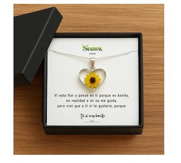Foto 2 | Joyeria De Shrek Collar Girasol Regalos Mujer Novia Nice