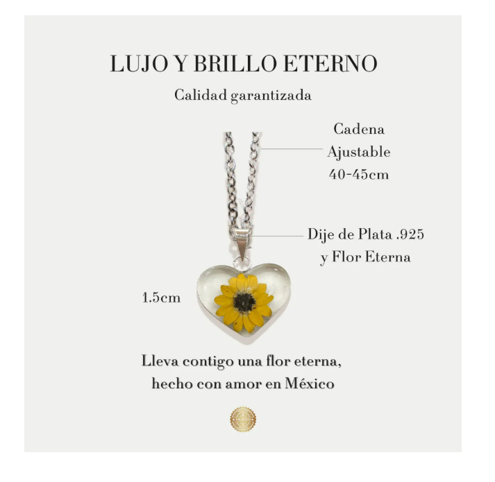 Foto 4 | Joyeria De Shrek Collar Girasol Regalos Mujer Novia Nice
