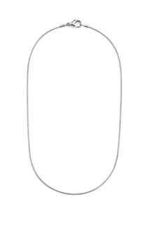 Foto 1 | Collar De Plata 925 - Cadena Cola De Rata Brillante - 50 Cm Plateado