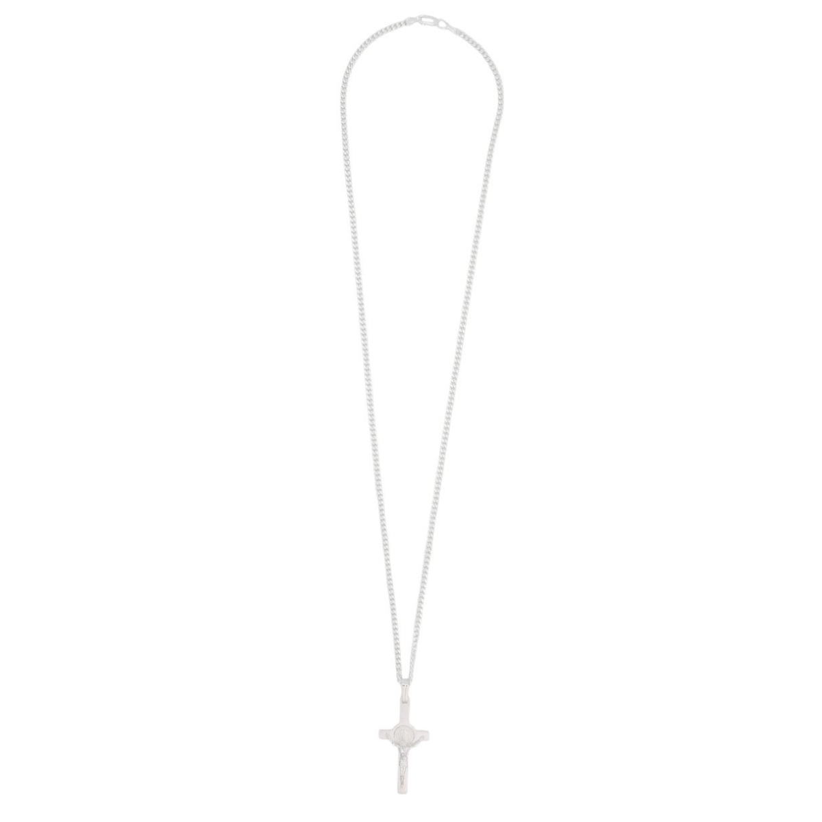 Foto 4 pulgar | Collar Cristo Crixus Joyería Plata .925