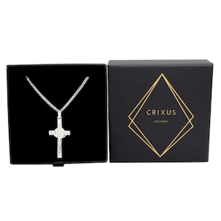 Foto 4 | Collar Cristo Crixus Joyería Plata .925