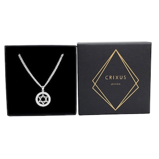 Foto 6 | Collar Estrella De David Crixus Joyería Plata .925