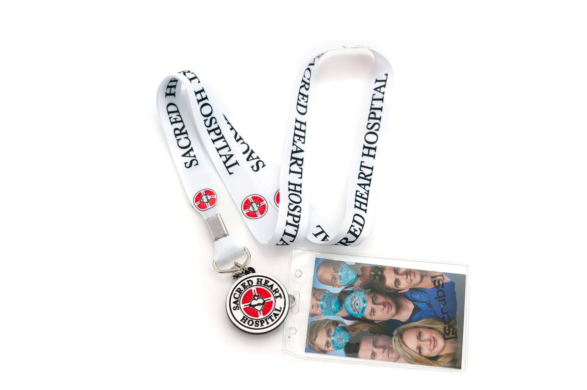 Foto 2 pulgar | Lanyard Toynk Scrubs  Hospital Oficial Del Sagrado Corazón Con Identificación - Venta Internacional.
