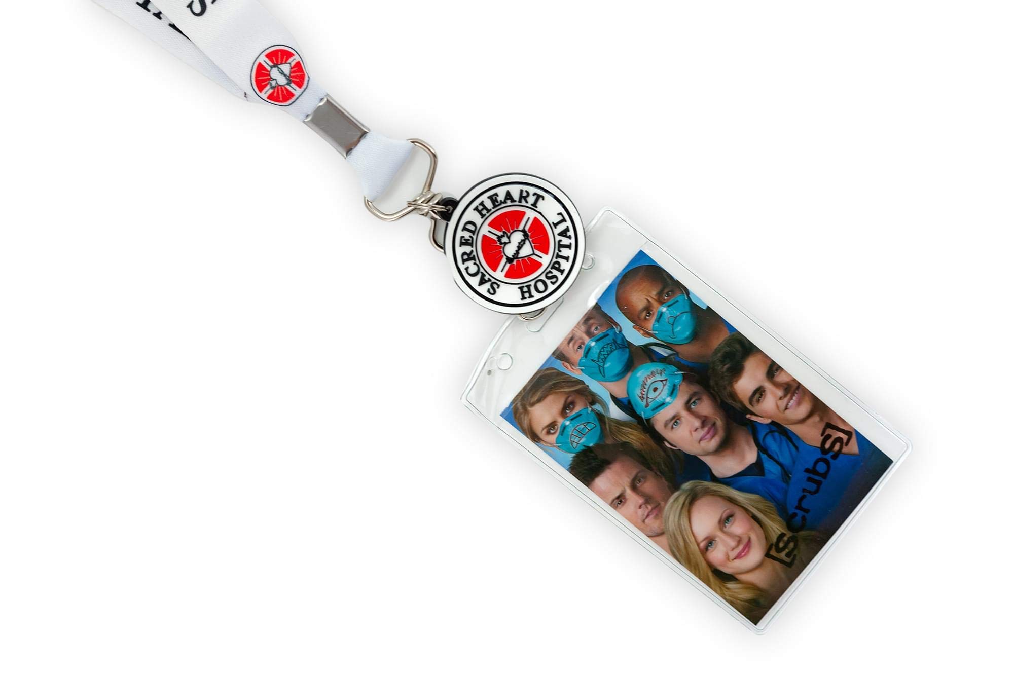 Foto 5 pulgar | Lanyard Toynk Scrubs  Hospital Oficial Del Sagrado Corazón Con Identificación - Venta Internacional.