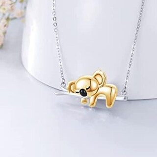Foto 3 | Cadena Con Dije De Koala High Monaco Mxkgd-003 3 Pzas Collar Koala/rama
