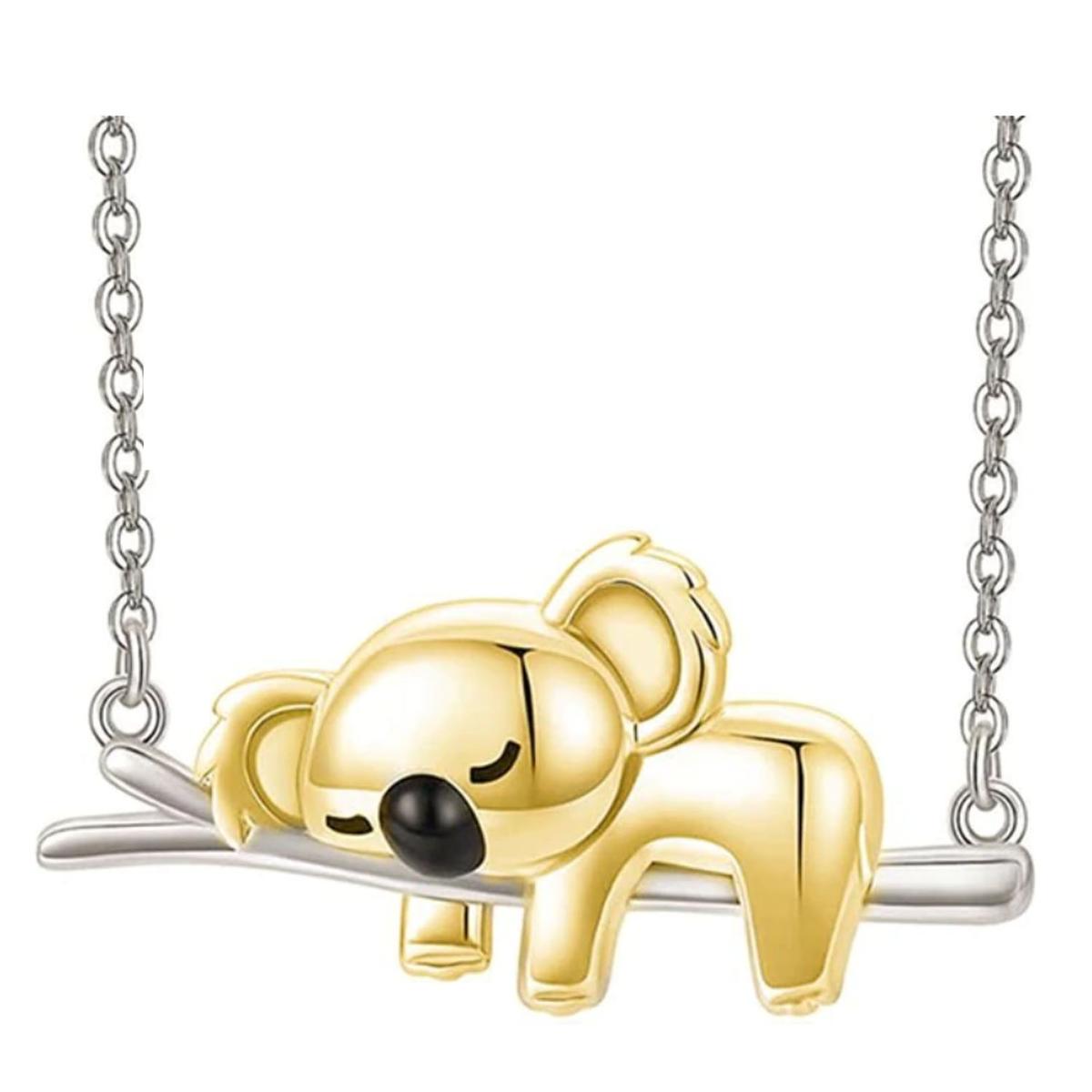 Cadenad de Koala High Monaco color Plata Mxkgd-001  1 PZA