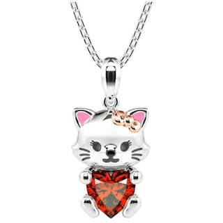 Foto 2 | Collar de Gatita con Córazon High Mónaco Mxtne-001 1 Pieza Collar Gatita/Corazón Plata/Rojo