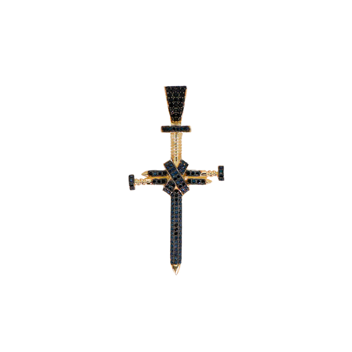 Foto 1 | Dije de Oro 10k Crixus Joyería Cruz Clavos