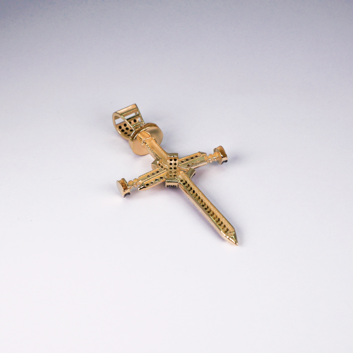 Foto 4 | Dije de Oro 10k Crixus Joyería Cruz Clavos