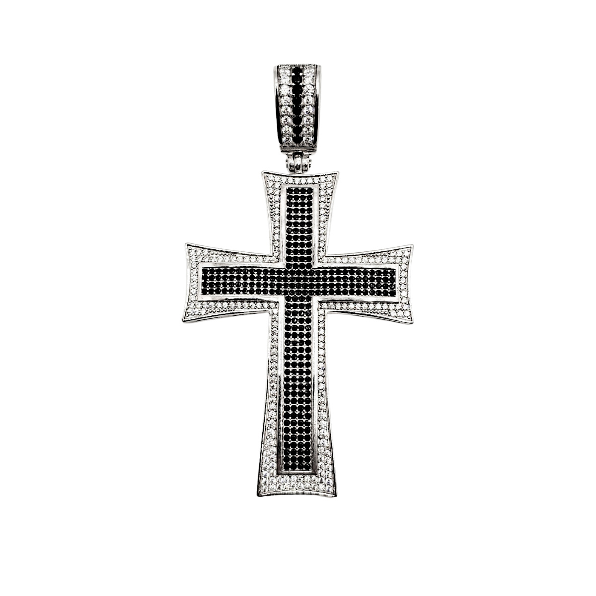 Dije de Cruz Crixus Joyería Bitono Plata 925