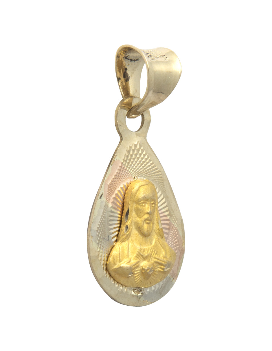 Foto 4 pulgar | Medalla Jesús de Oro 14k Horoz C1051