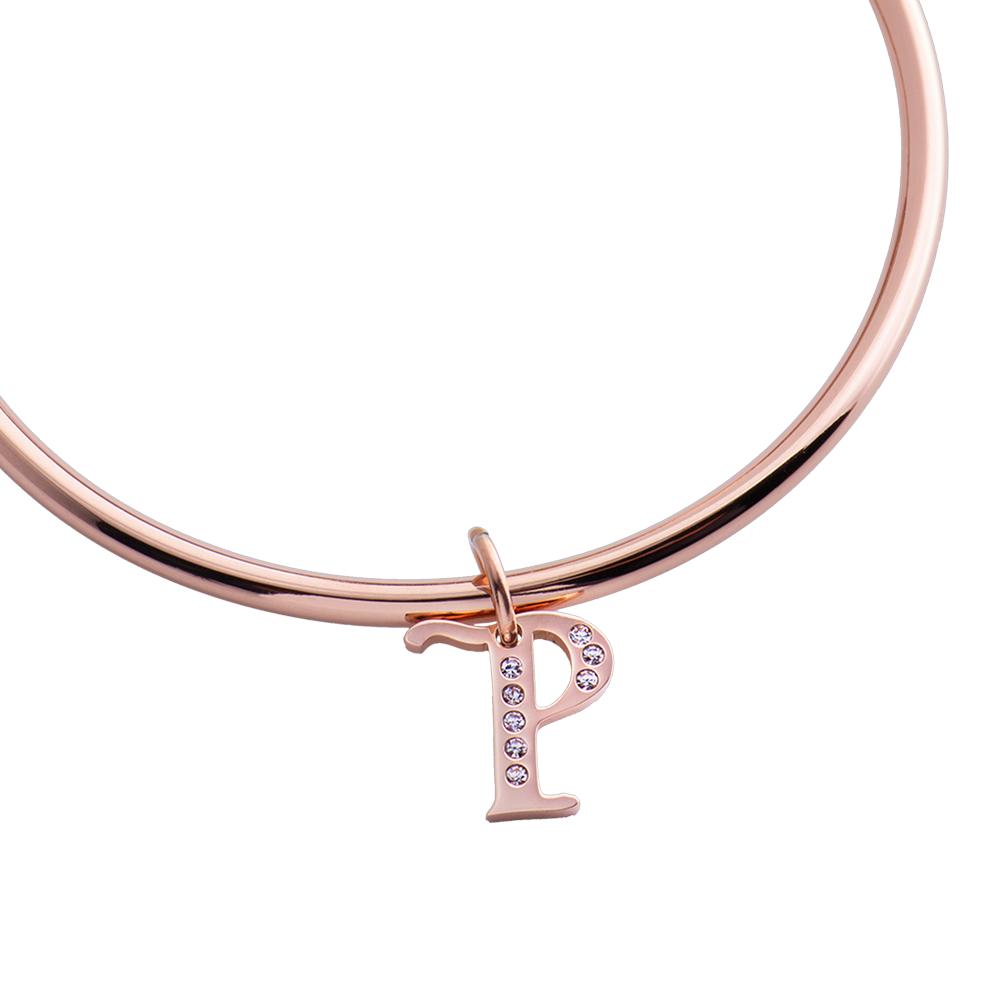 Foto 2 | Dije Letra P Luckyly Oro Rosa para Pulsera