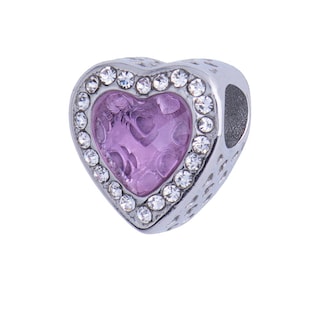 Foto 1 | Charm para Pulsera Dije de Corazón Luckyly, Modelo Alma Plata