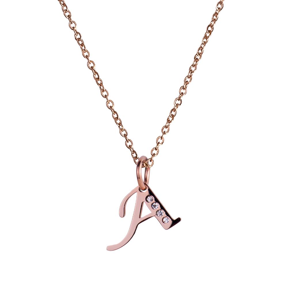 Foto 4 | Charm para Pulsera Luckyly Lizzy Oro Rosa Letra T