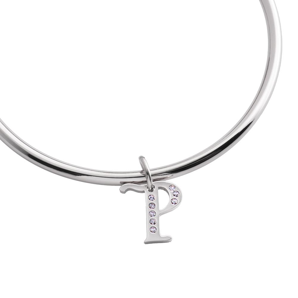 Foto 2 | Charm para Letra P Luckyly Lizzy Plata