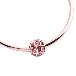Foto 2 | Charm para Pulsera Dije de Bolita Luckyly, Modelo Fabi Oro Rosa
