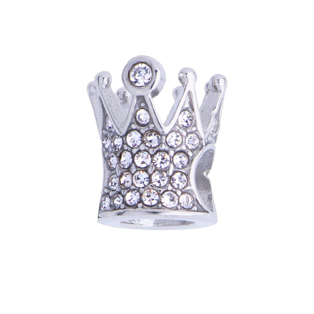 Foto 1 | Charm para Pulsera Dije de Corona Luckyly, Modelo Crown Plata