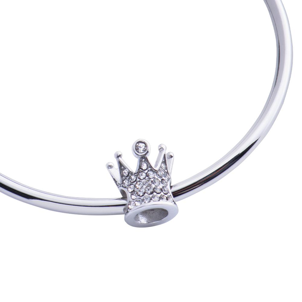 Foto 2 | Charm para Pulsera Dije de Corona Luckyly, Modelo Crown Plata