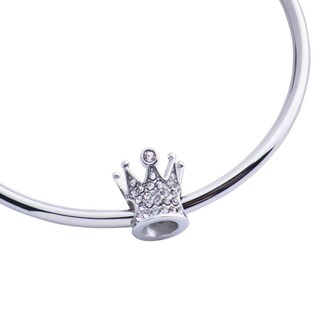 Foto 2 | Charm para Pulsera Dije de Corona Luckyly, Modelo Crown Plata