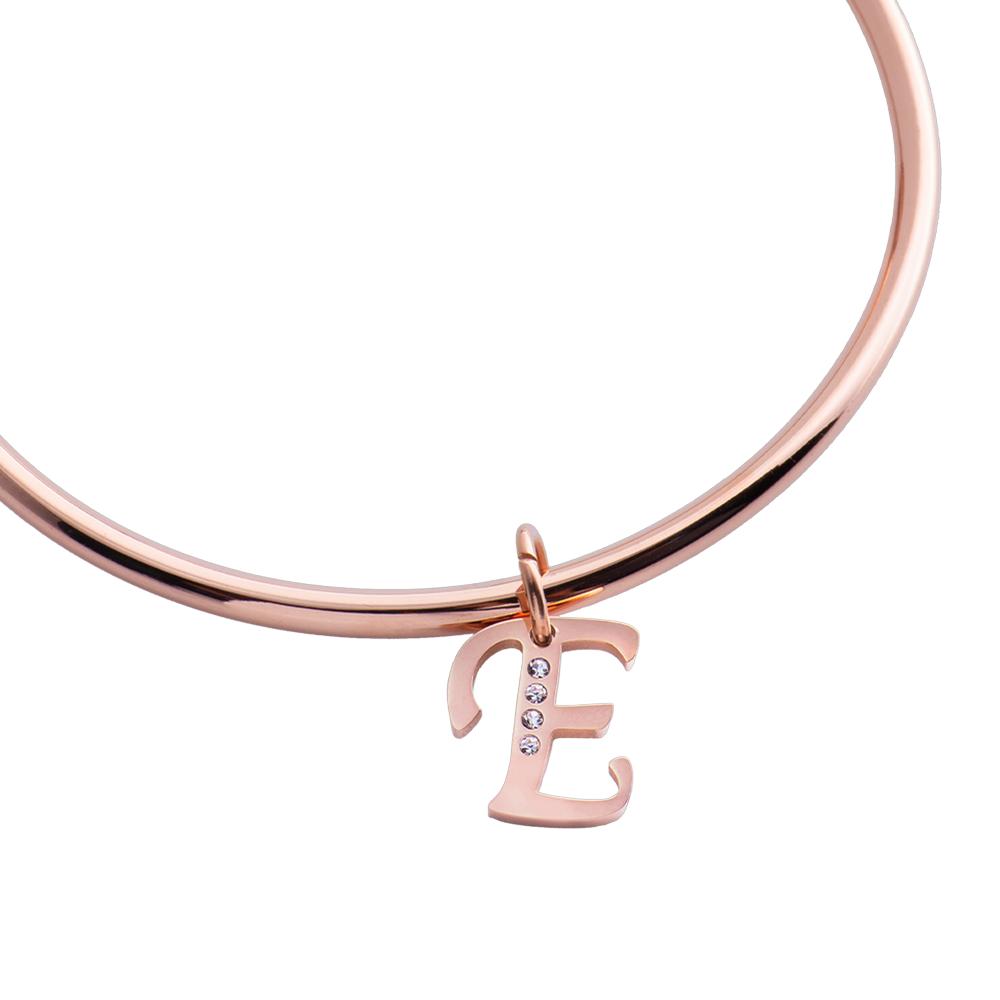 Foto 2 | Charm para Pulsera Inicial E Luckyly Lizzy Oro Rosa