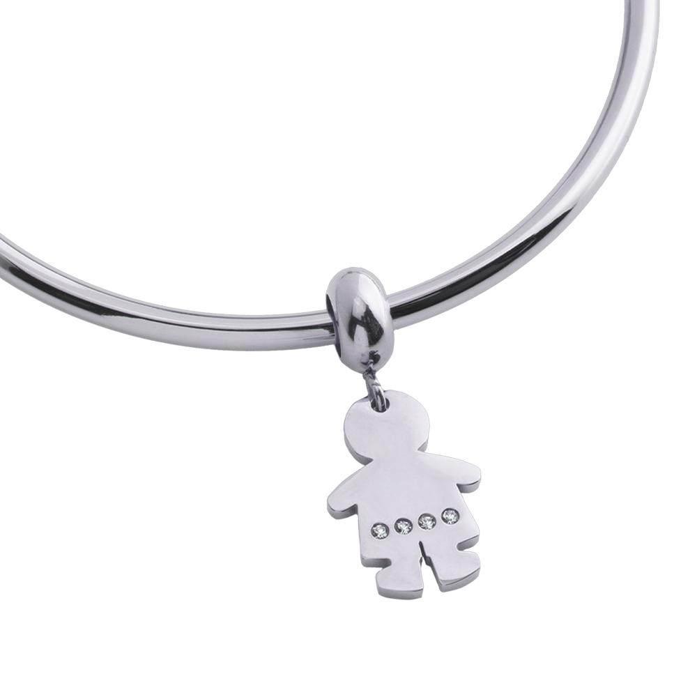 Foto 2 | Charm para Pulsera Dije de Niño Luckyly, Modelo Abby Plata