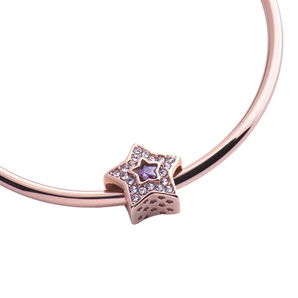 Foto 2 | Charm para Pulsera Dije de Estrella Luckyly, Modelo Twinkle Oro Rosa