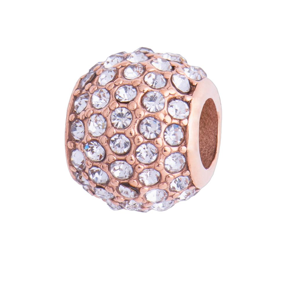 Foto 1 | Charm para Pulsera Dije de Bolita Luckyly, Modelo Dani Oro Rosa