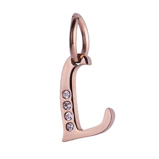 Foto 1 | Dije para Pulsera LuckyLy Lizzy Oro Rosa Letra L