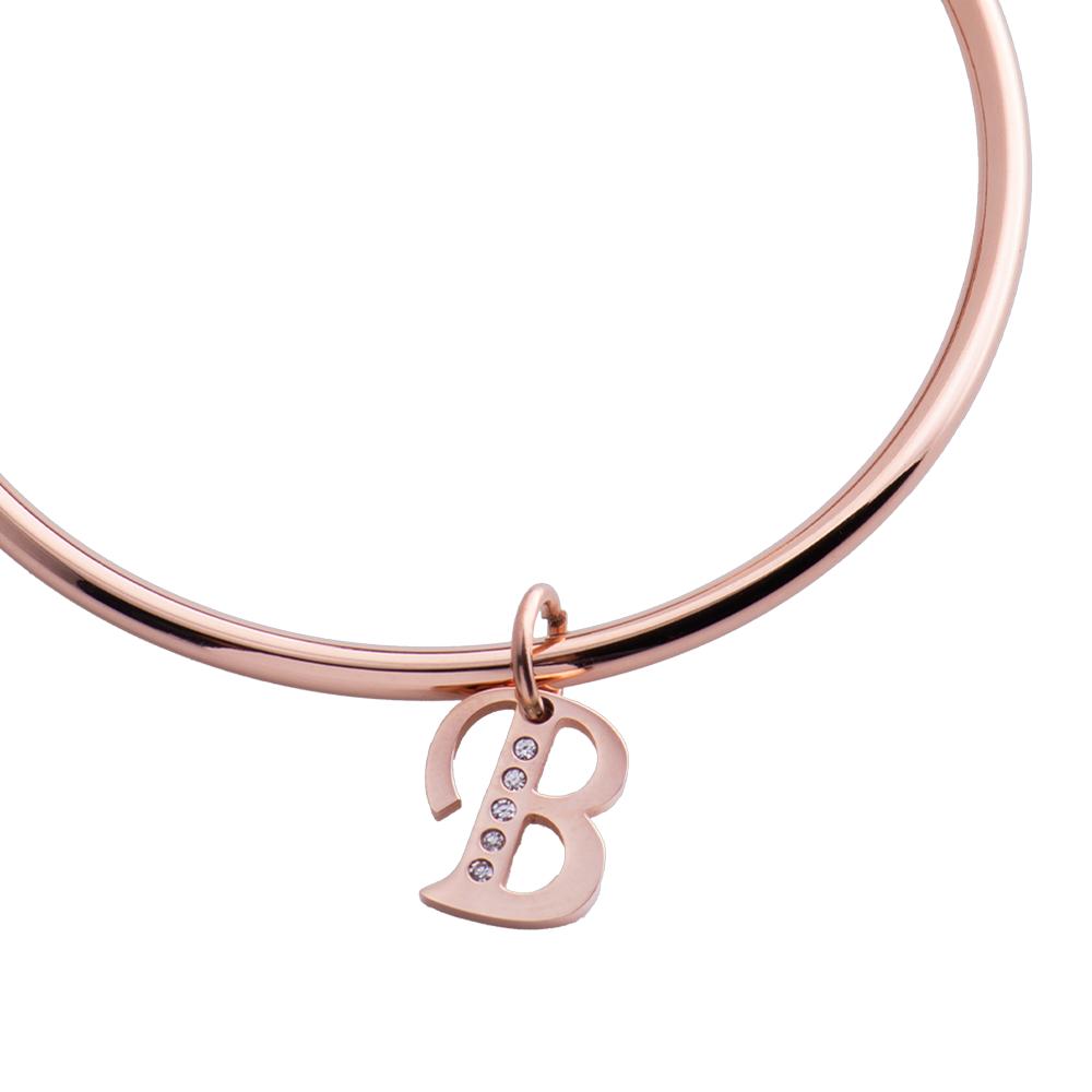 Foto 2 | Dije para Pulsera LuckyLy Lizzy Oro Rosa Letra B