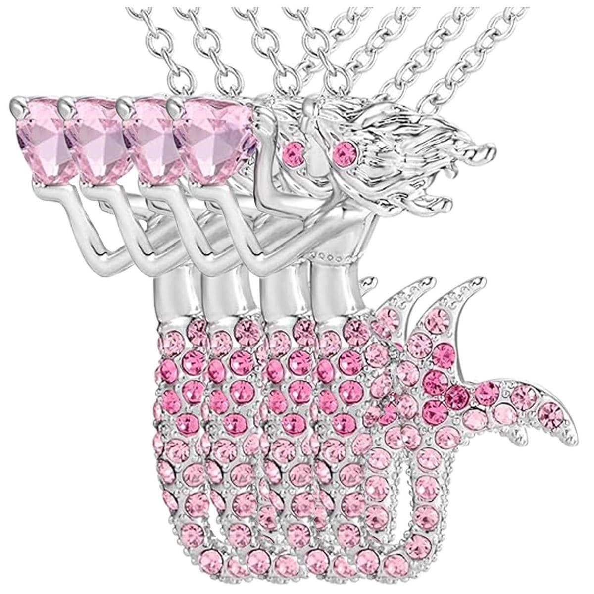 Cadenas Hermosashigh Monaco Mxren-004 4 Piezas Plata Y Rosa $468