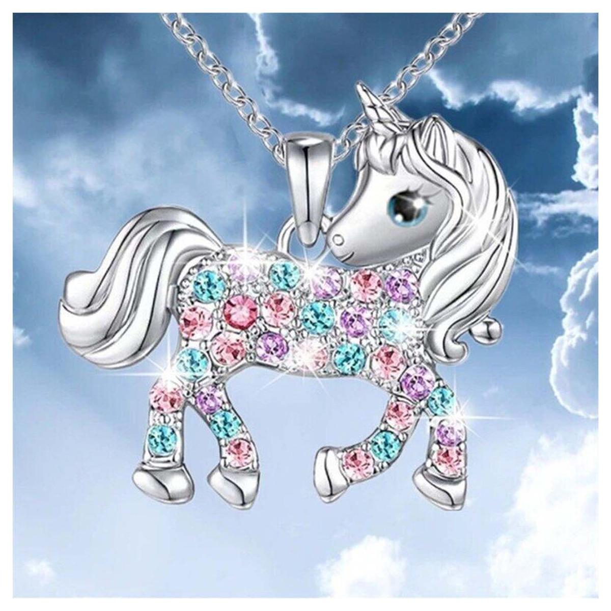 Foto 3 | Cadenas De Unicornios High Monaco Mxkui-001 1 Pieza color Plata