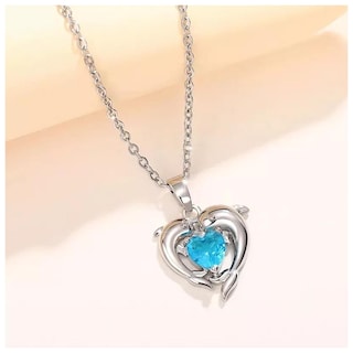 Foto 3 | Collar High Mónaco Mxhin-001 1 Pieza Plata Y Azul