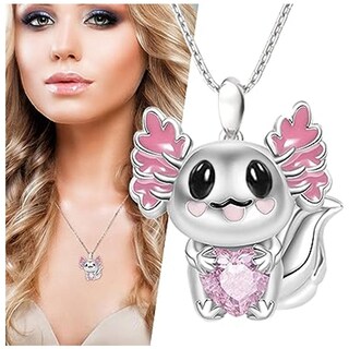 Foto 3 | Collar y Dije de Animales High Mónaco Mxaxk-004 4 Piezas Plata y Rosa