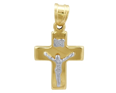 Foto 1 | Dije Cristo Blanco Plano Horoz 10k Ci253