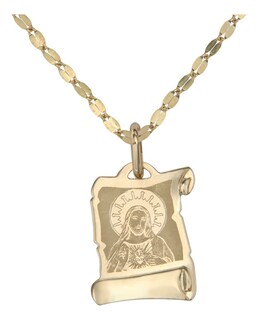 Foto 1 | Medalla del Sagrado Corazón de Oro de 10 k