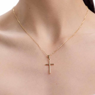 Foto 2 | Dije de Cruz Oro 14k