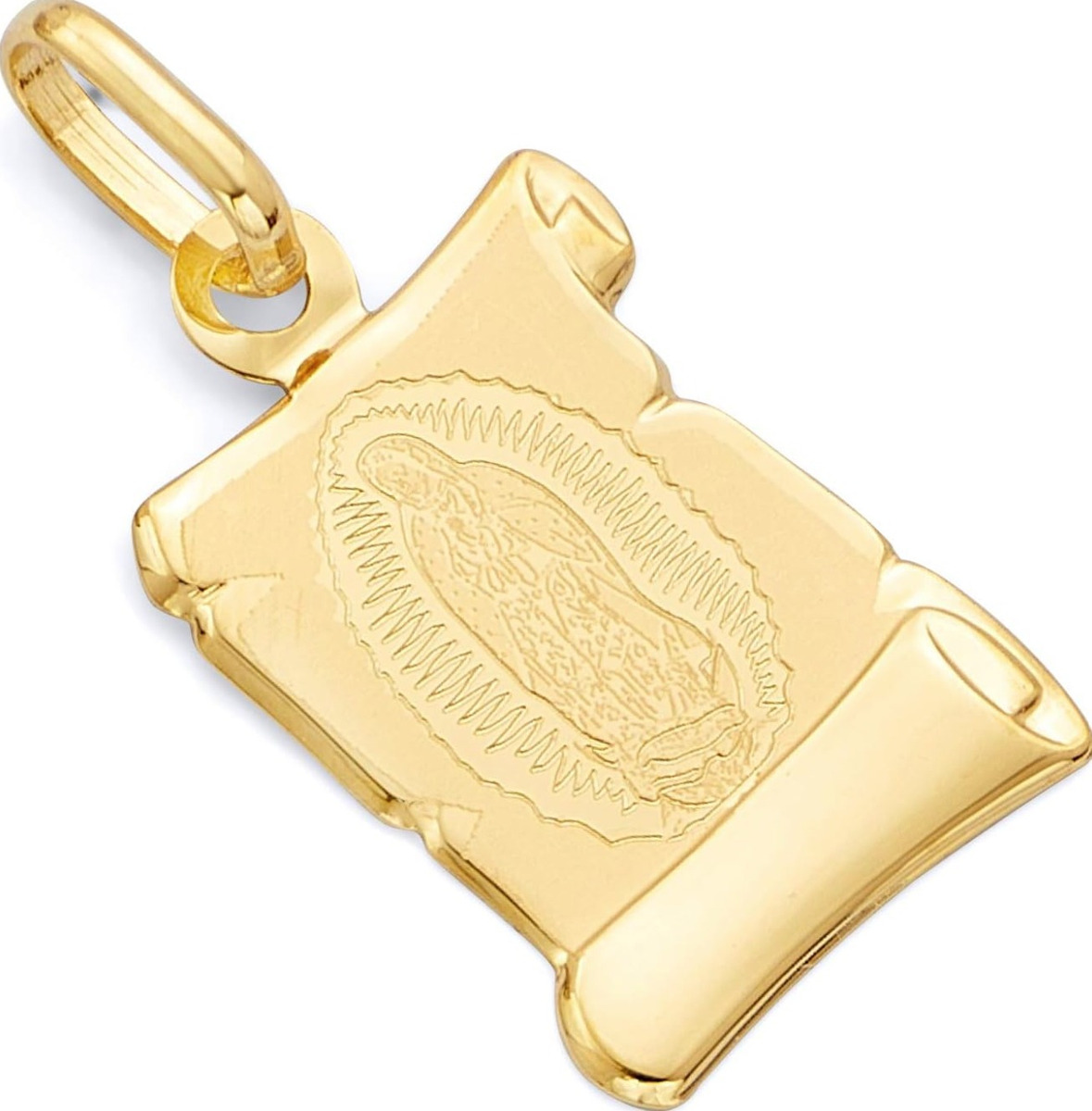 Foto 3 pulgar | Medalla de la Virgen Oro 14k