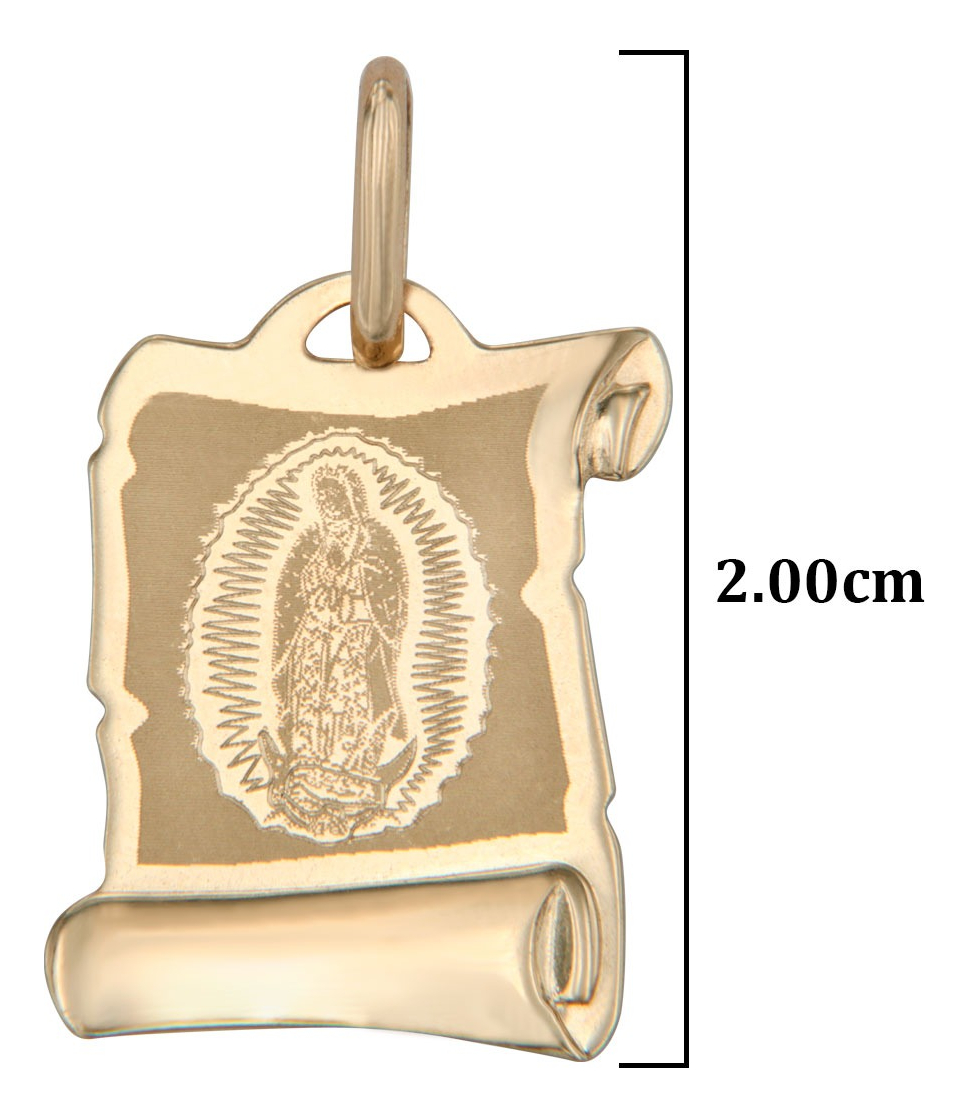 Foto 4 pulgar | Medalla de la Virgen Oro 14k