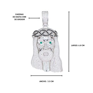 Foto 5 | Dije Cristo Crixus Joyería Plata .925