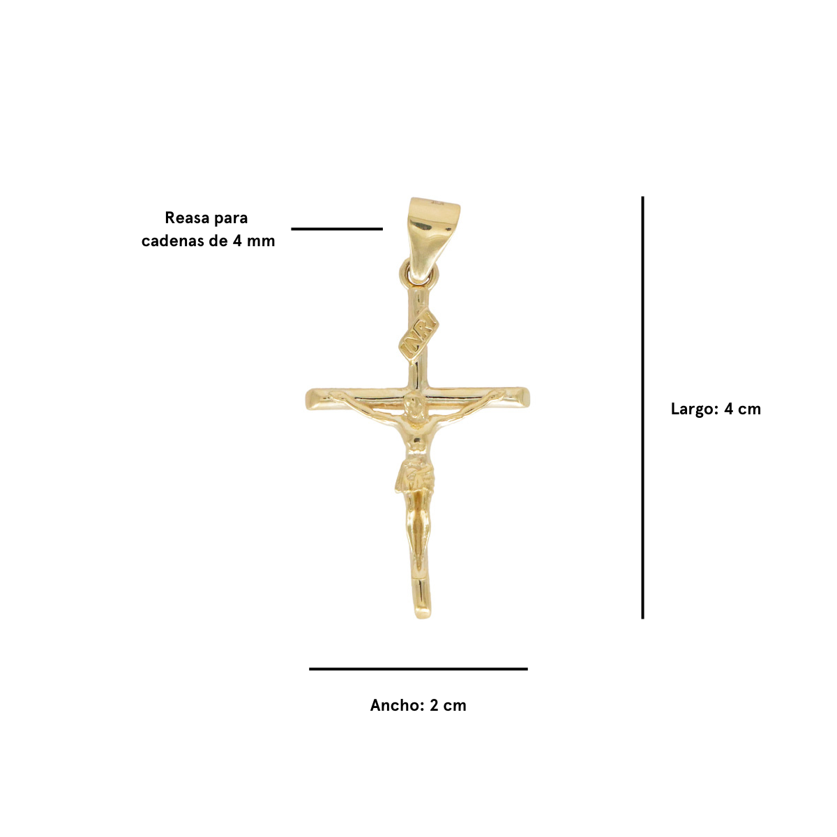 Foto 5 | Dije Cristo Crixus Joyería Oro 10k
