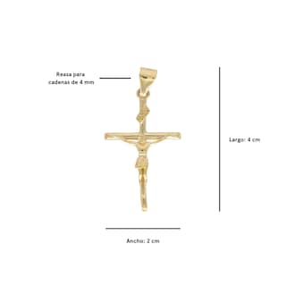 Foto 5 | Dije Cristo Crixus Joyería Oro 10k
