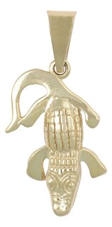 Foto 1 | Dije de Cocodrilo En Oro De 10k