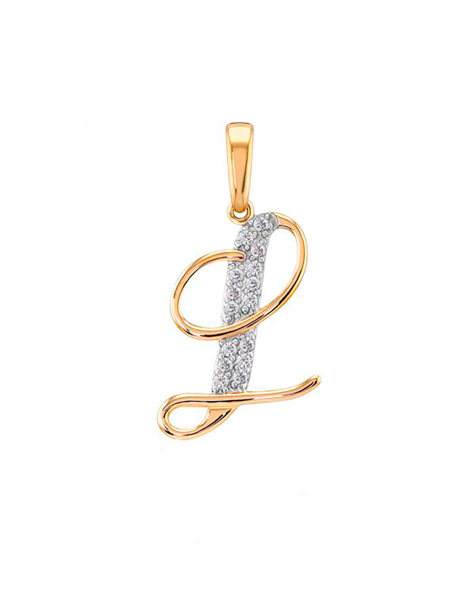 Foto 2 pulgar | Dije Letra L 10k Oro