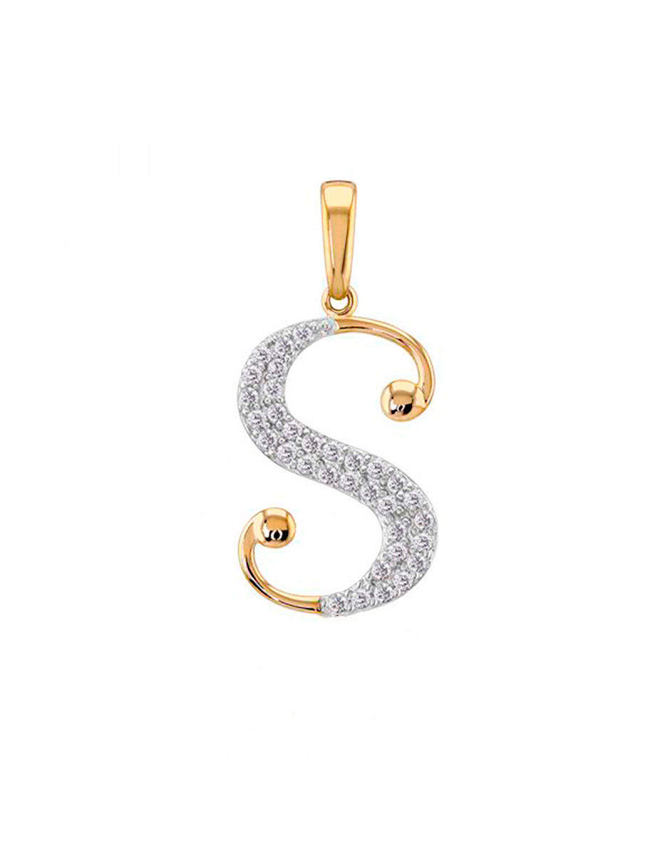 Foto 2 pulgar | Dije Letra S 10k Oro