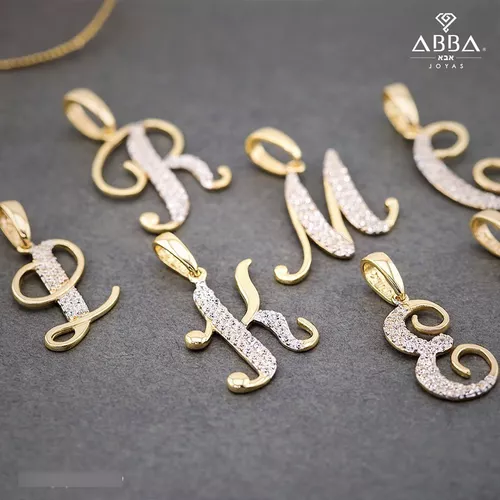 Foto 5 pulgar | Dije Letra K 14k Oro Abba Joyas