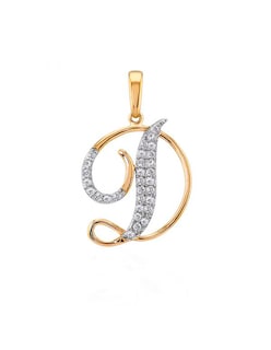 Foto 1 | Dije Letra D 14k Oro