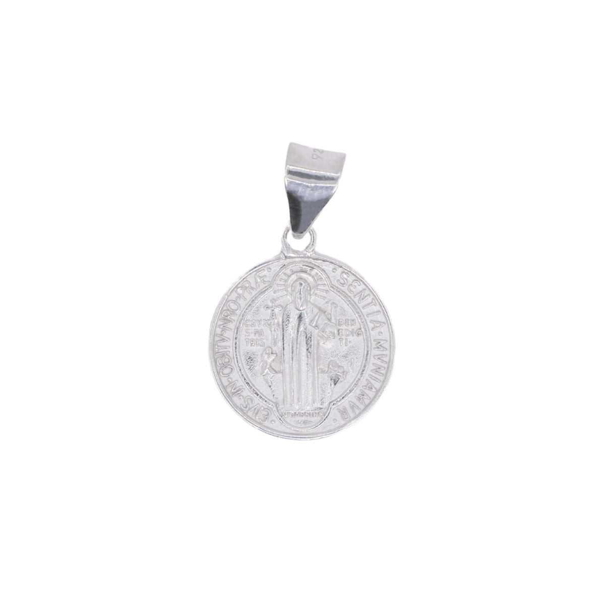 Dije San Benito Crixus Joyería Plata .925