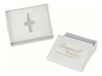 Foto 3 | Dije Turco De Plata 925 De Cruz Cuadrada Con Zirconia