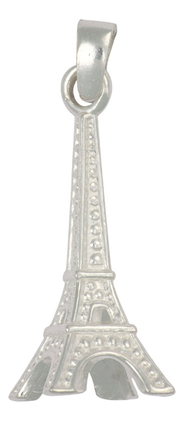 Foto 2 pulgar | Dije De Plata Ley 925 De La Torre Eiffel Pulido