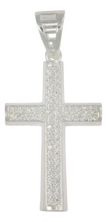 Foto 1 | Dije Turco de Plata con Diseño de Cruz